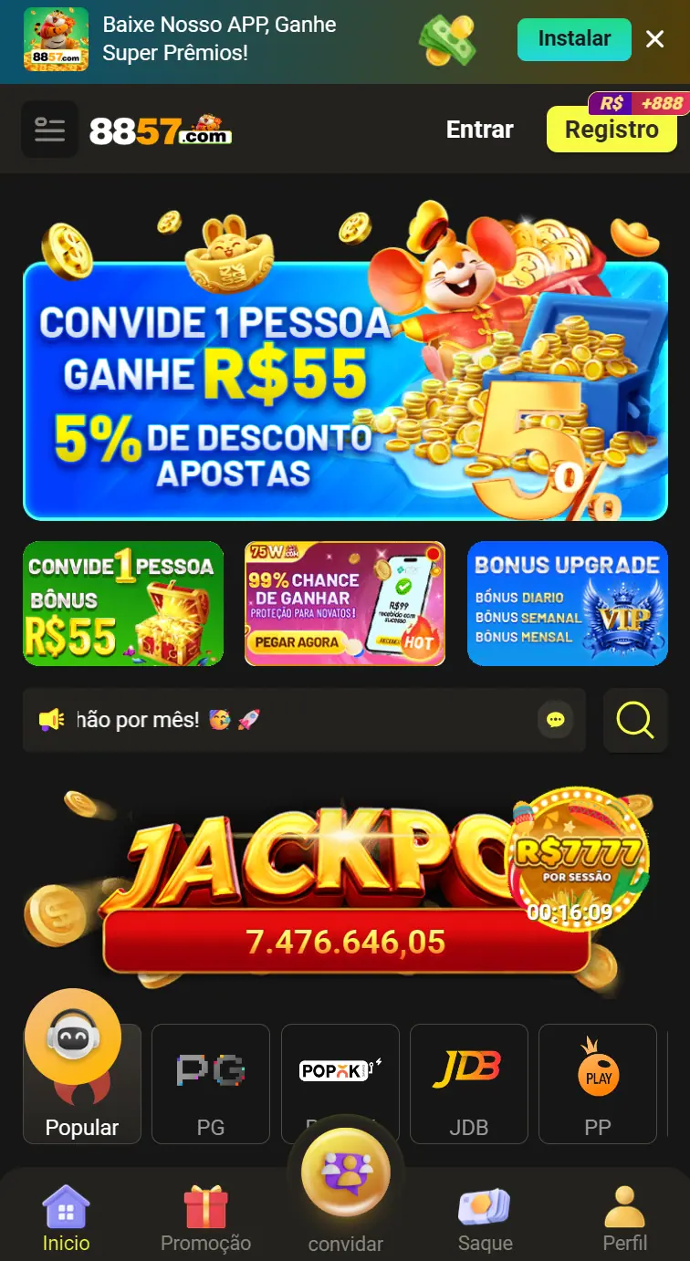 8857 Aproveite jogos populares Registre-se Rápido